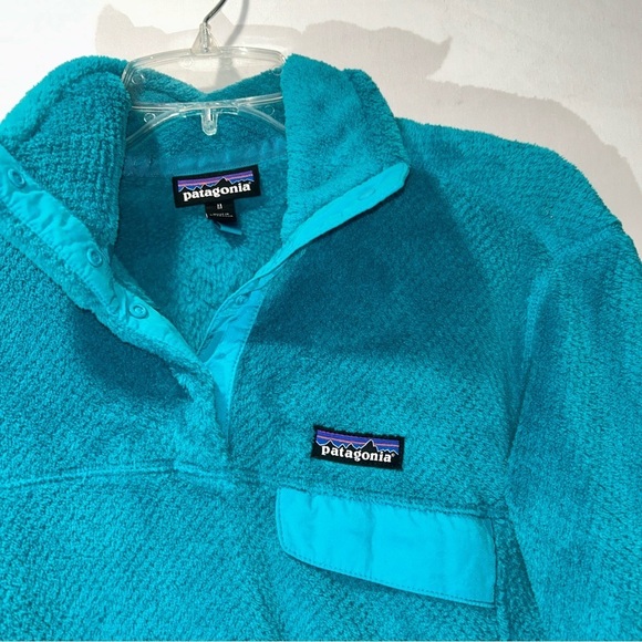 Patagonia Snap Fleece Pullover Women’s Medium - Picture 4 of 6